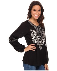 Scully Gabriella Embroidered Top