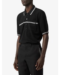 Burberry Embroidered Logo Polo Shirt