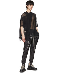 Rick Owens Black Champion Edition Nylon Track Pants