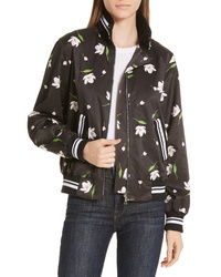 Milly Floral Bomber Jacket