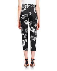 MSGM Floral Cropped Pants