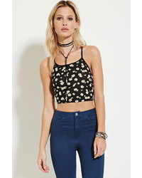 Forever 21 Strappy Back Floral Print Cami