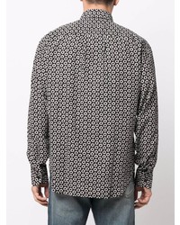 Tom Ford Motif Print Long Sleeve Shirt