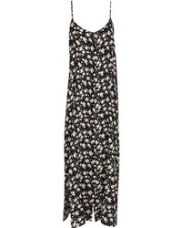 Boohoo Tammy Floral Button Through Midi Column Dress