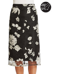 424 Fifth Floral Pencil Skirt