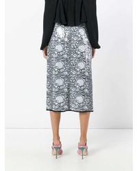 Marco De Vincenzo Embellished Polyester Midi Length Skirt