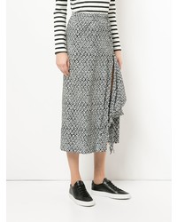 Junya Watanabe Comme Des Garçons Vintage Floral Asymmetric Knotted Skirt