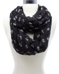 Charlotte Russe Daisy Printed Infinity Scarf