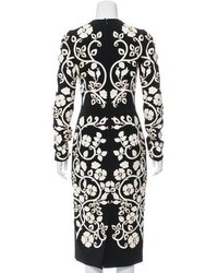 Dolce & Gabbana 2015 Floral Appliqu Dress