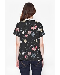 French Connection Nightfall Dotty Dot Floral Shirt
