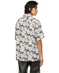 Noon Goons Black White Floral Shirt