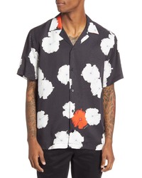 Saturdays Nyc Canty Short Sleeve Button Up Camp Shirt