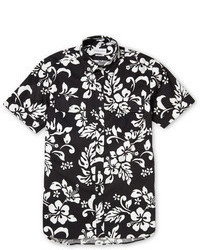 Ovadia Sons Camp Hibiscus Printed Cotton Shirt