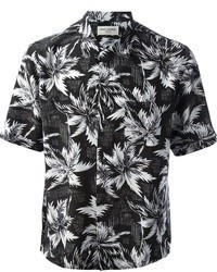 Saint Laurent Hawaiian Flower Printed Shirt