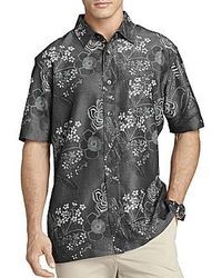 Van Heusen Short Sleeve Tropical Shirt