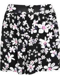 Boohoo Matilda Daisy Print Flippy Jersey Shorts