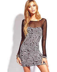 Forever 21 Standout Geo Bodycon Dress