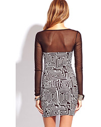Forever 21 Standout Geo Bodycon Dress
