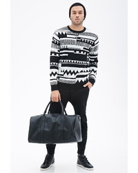 21men 21 Abstract Geo Patterned Sweater