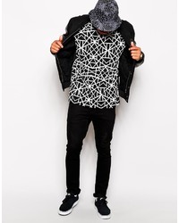 Asos T Shirt With Geo Print And Oversized Boxy Fit