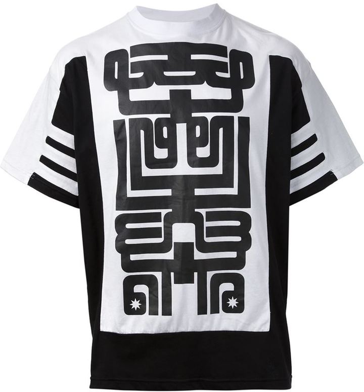 Kokon To Zai Ktz Geometric Print T Shirt, $249 | farfetch.com | Lookastic