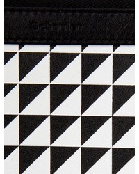 Proenza Schouler Geometric Triangle Print Leather Pouch