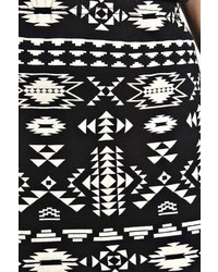 Boohoo Anya Aztec Print Mini Skirt