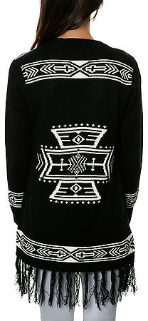 Fringe Aztec Sweater