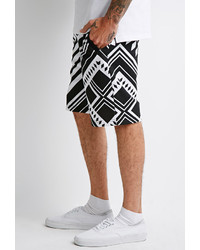 Forever 21 Abstract Geo Print Shorts