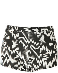 Boohoo Amber Geometric High Waisted Knicker Shorts