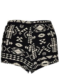 Boohoo Tanya Aztec Print Knicker Shorts