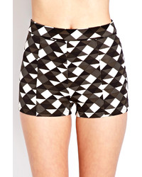 Forever 21 Geo Darling High Waisted Shorts