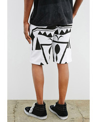 Forever 21 Leef Paris Abstract Geo Print Shorts