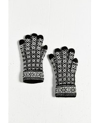 Urban Outfitters Fair Isle Plush Glove