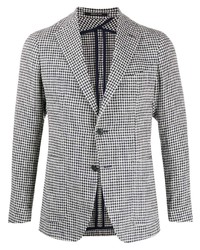 Tagliatore Vichy Rustic Tweed Blazer
