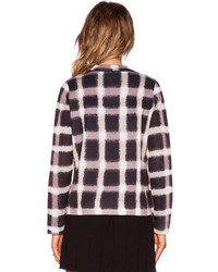 Marc by Marc Jacobs Blurred Gingham Sweater