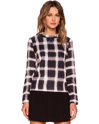 Marc by Marc Jacobs Blurred Gingham Sweater