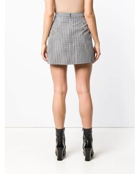 Ck Jeans Gingham Mini Skirt