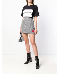 Ck Jeans Gingham Mini Skirt