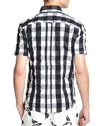 Band Of Outsiders Gingham Cotton Sportshirt