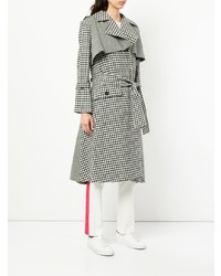 Maggie Marilyn Gingham Trench Coat