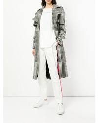 Maggie Marilyn Gingham Trench Coat
