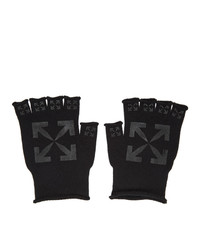 Off-White Black Arrows Fingerless Gloves