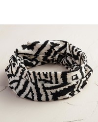 Cost Plus World Market Wide Black And White Jersey Headband