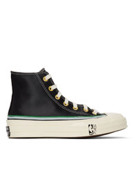 Converse Black Breaking Down Barriers Edition Capitols Earl Lloyd Chuck 70 High Sneakers