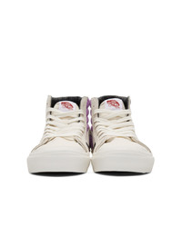 Vans Grey And Purple Og Style 36 Hi Sneakers