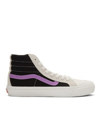 Vans Grey And Purple Og Style 36 Hi Sneakers