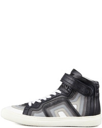Pierre Hardy Multicolor Layered High Top Sneaker