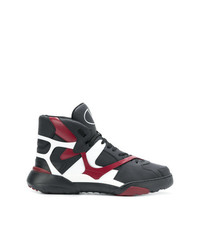 Valentino Panelled Basketball Sneakers