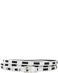 Givenchy Triple Wrap Striped Belt